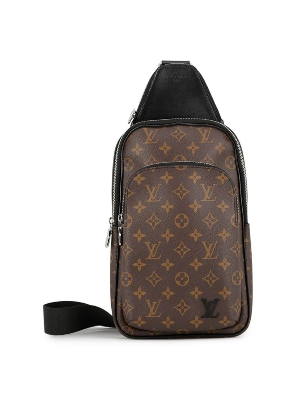Louis Vuitton Belt Bag Monogram Macassar Avenue Black